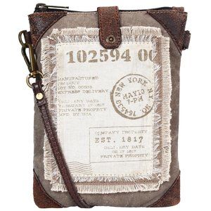 Atlas Up-Cycled Canvas Crossbody, M-5256